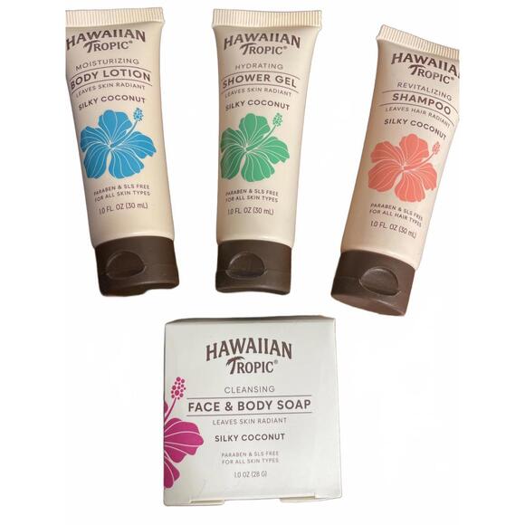Hawaiian Tropic Other - Hawaiian Tropic Silky Body Travel Gift Set of 4 Beauty New